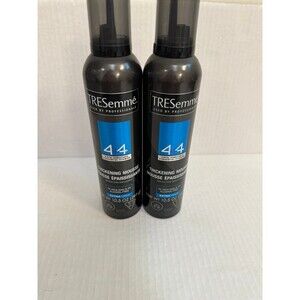 (2) Tresemme 4+4 Thickening Mousse Extra Body & Lift Alcohol Free 10.5oz NEW